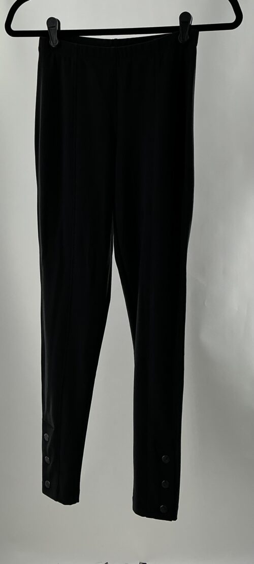 Pants - Straight Basic Black Pants - Image 2