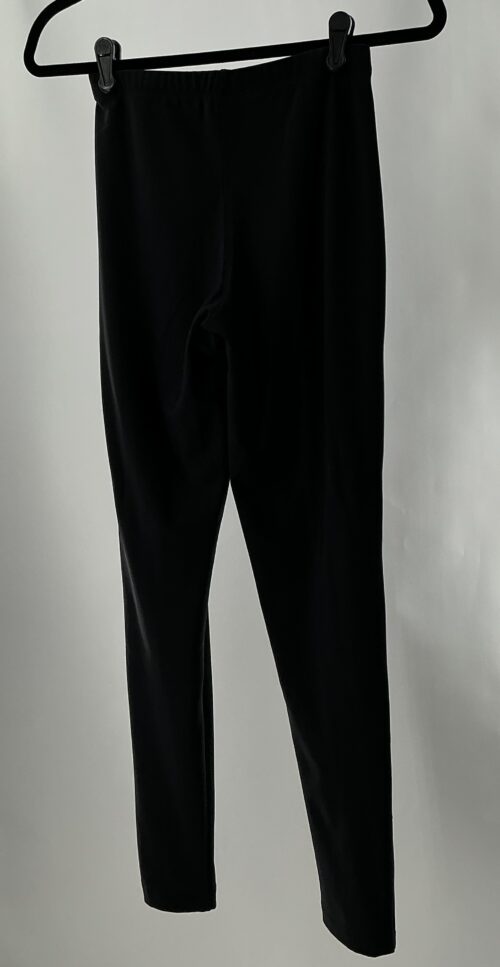 Pants - Straight Basic Black Pants - Image 4