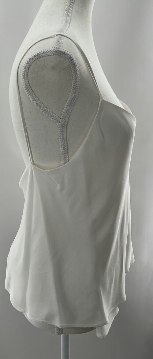 Top - White Camisole Top 100%Silk - Image 4