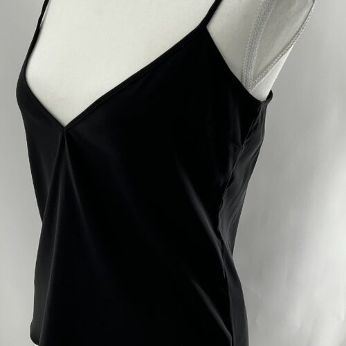Top - Black Satin Camisole Alexis