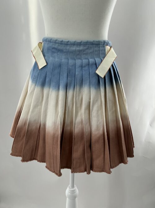Skirt - Short Plated Gradient Água Bendita