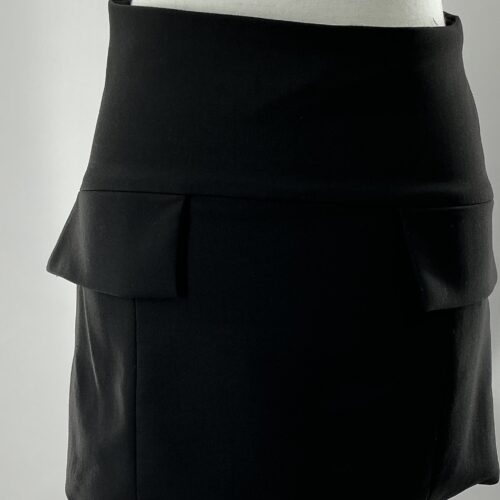 Skirt - Black Mini Skirt Parênteses