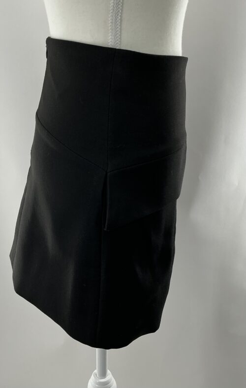 Skirt - Black Mini Skirt Parênteses - Image 2