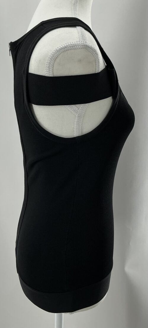 Top - Bandage Black Top Shoulder to Shoulder - Image 3