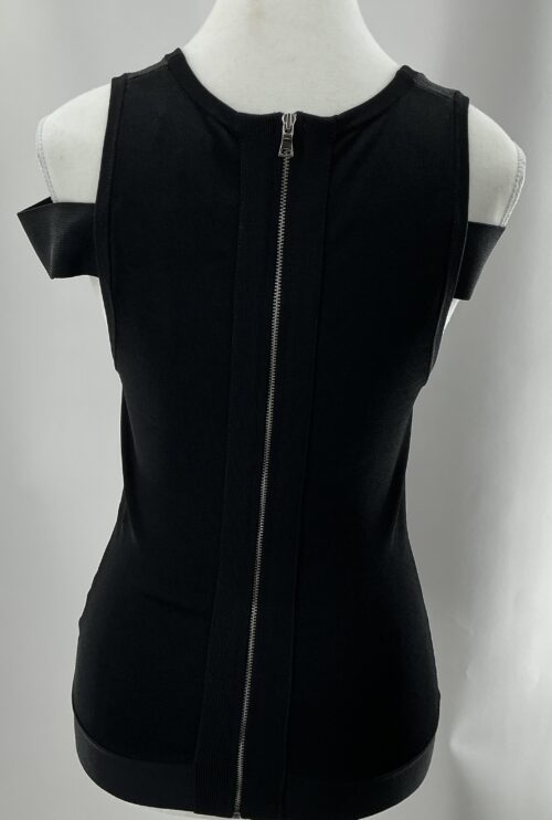 Top - Bandage Black Top Shoulder to Shoulder - Image 4