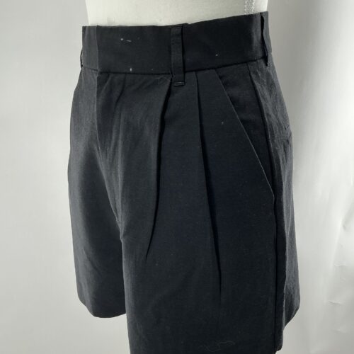 Shorts - Linen Black Shorts Zara