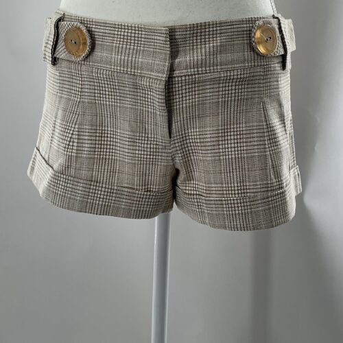 Shorts - Mini Plaid beige Shorts