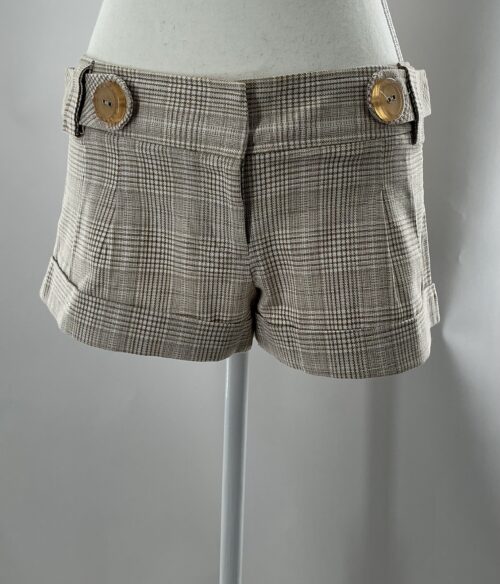Shorts - Mini Plaid beige Shorts