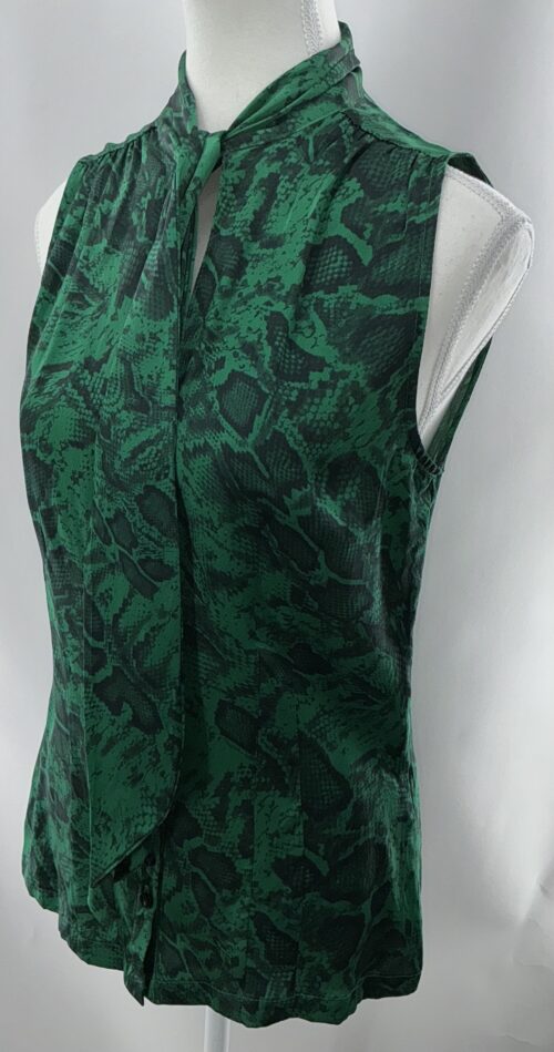 Top - Green Snake Top 100%Silk - Image 3