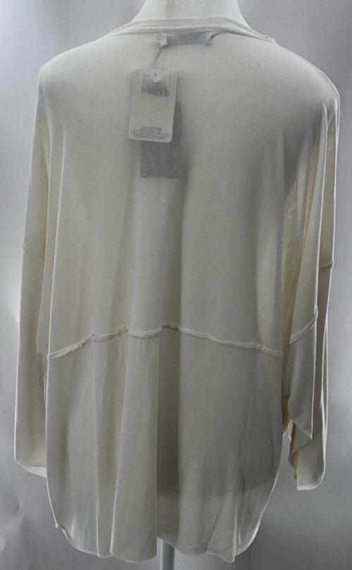 Blouse - Cream Loose Blouse. - Image 4