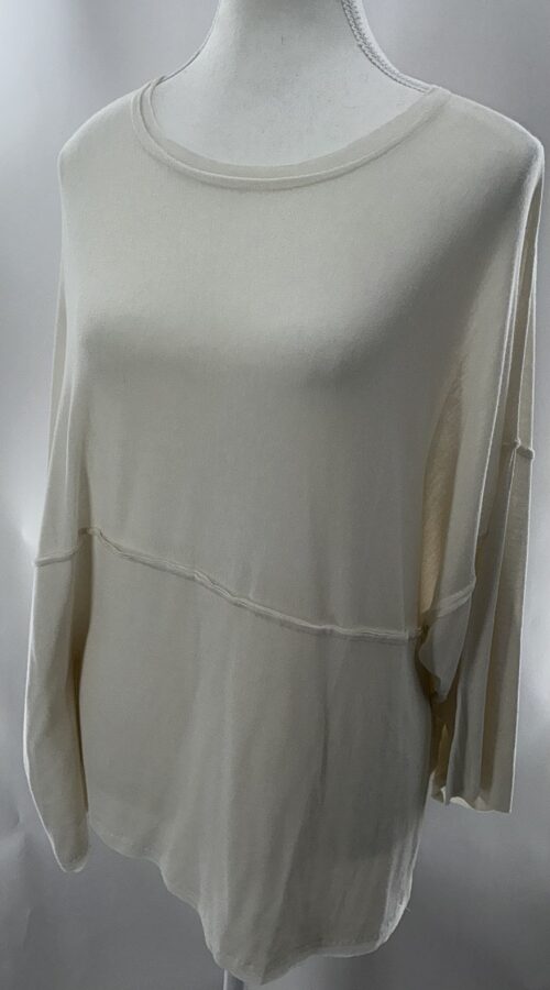 Blouse - Cream Loose Blouse. - Image 5