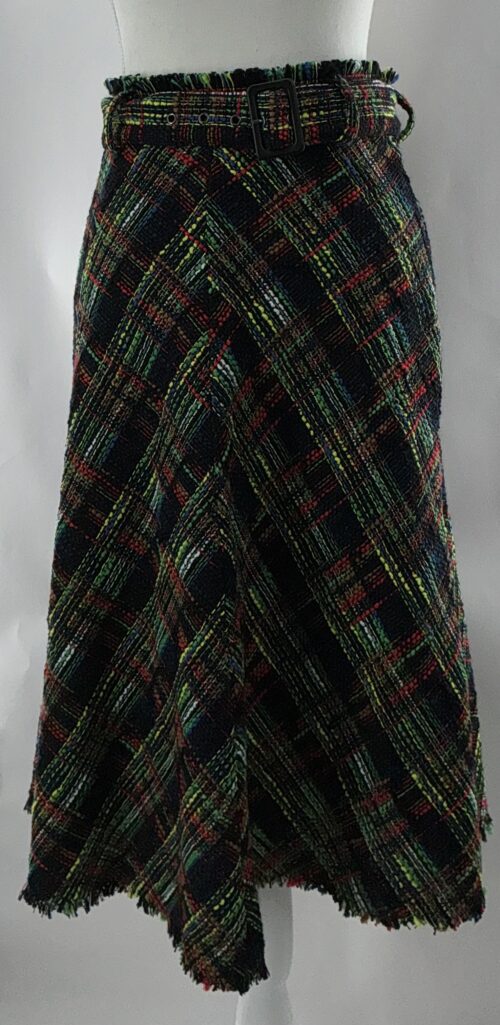 Skirt - Midi Skirt Plaid Scottish ZARA - Image 2