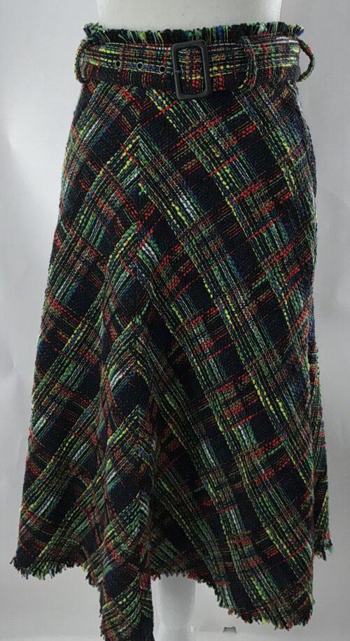 Skirt - Midi Skirt Plaid Scottish ZARA