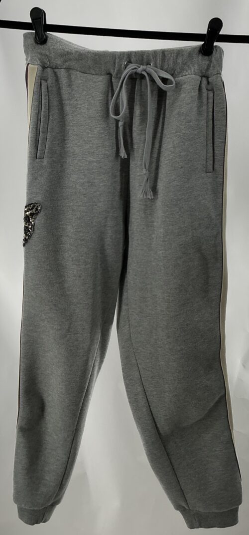 Pants - Gray Gucci Sport Pants Embroidered - Image 3