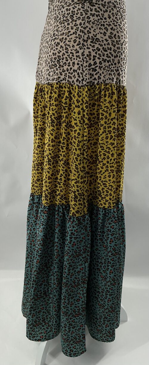 Skirt - Long Animal Print Skirt Colors - Image 2