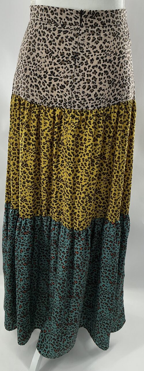 Skirt - Long Animal Print Skirt Colors