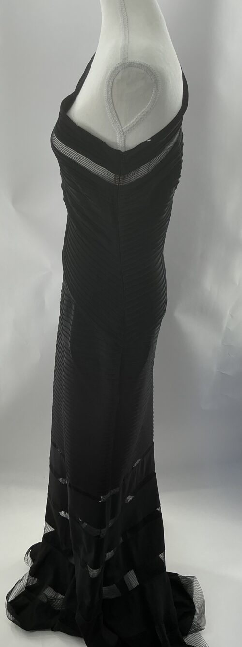 Party Drees - Long Dress One Shoulder Black Color - Image 6