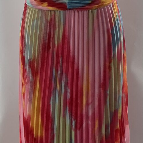 Party Dress - Rainbow Long Dress Plated