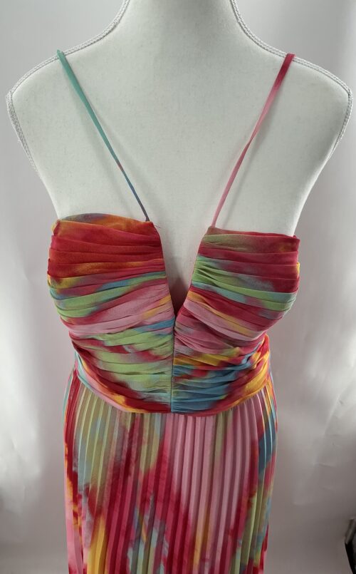 Party Dress - Rainbow Long Dress Plated - Image 3