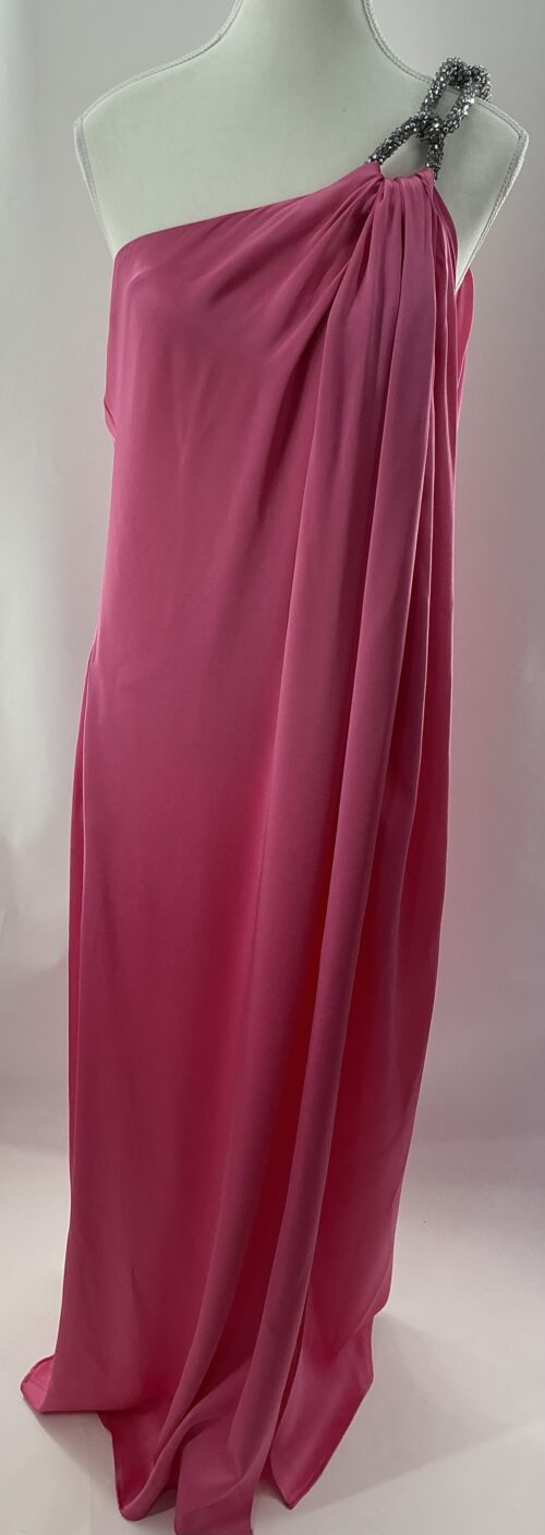Party Dress - Long Pink Dress One Shoulder Stella MacCarteney - Image 6