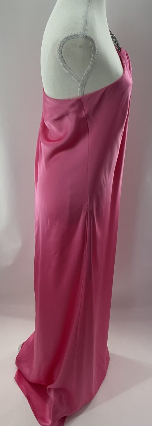 Party Dress - Long Pink Dress One Shoulder Stella MacCarteney - Image 3
