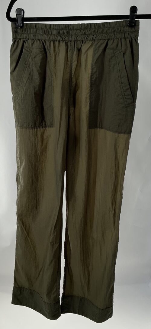 Pants - Militar Green Nylon pants - Image 3