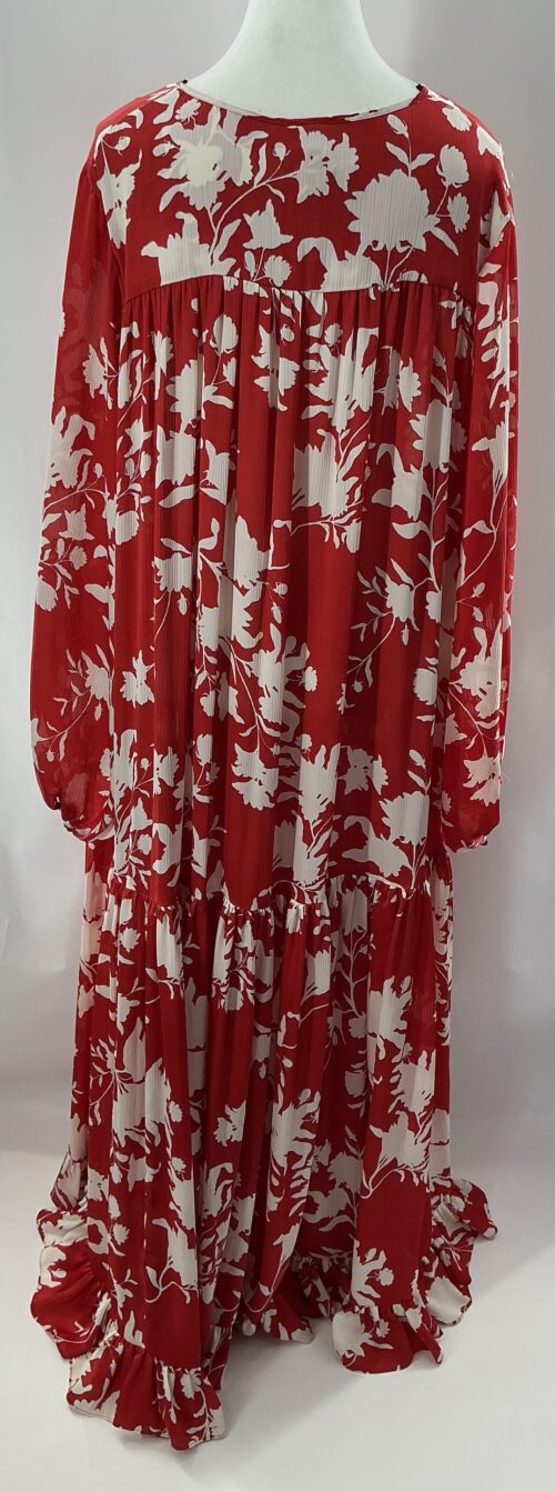 Dress - Long red Dress H&M Johana Ortz - Image 5