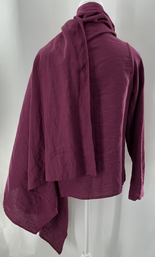 Cardigan - Grape Wine Cardigan - Image 3