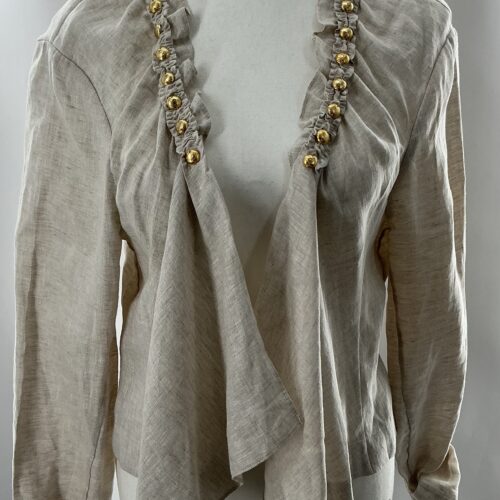 Cardigan - Natural Color /Sand Gold Details VIX