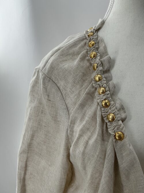 Cardigan - Natural Color /Sand Gold Details VIX - Image 2