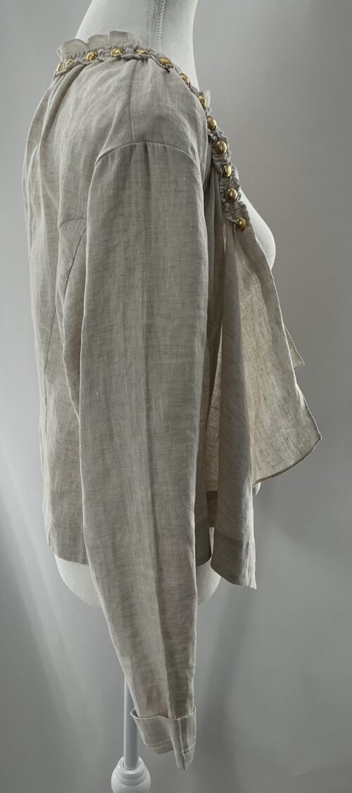 Cardigan - Natural Color /Sand Gold Details VIX - Image 4
