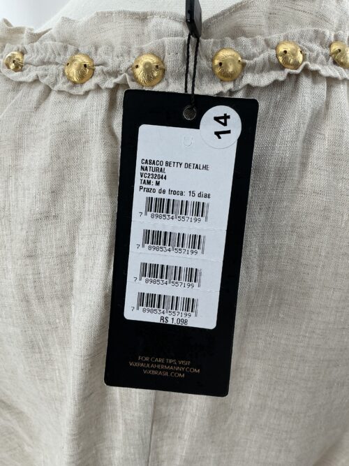 Cardigan - Natural Color /Sand Gold Details VIX - Image 6