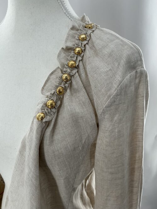 Cardigan - Natural Color /Sand Gold Details VIX - Image 3