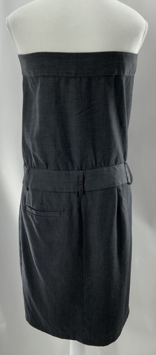 Dress - Dark Gray Strapless Maria Bonita Extra - Image 2