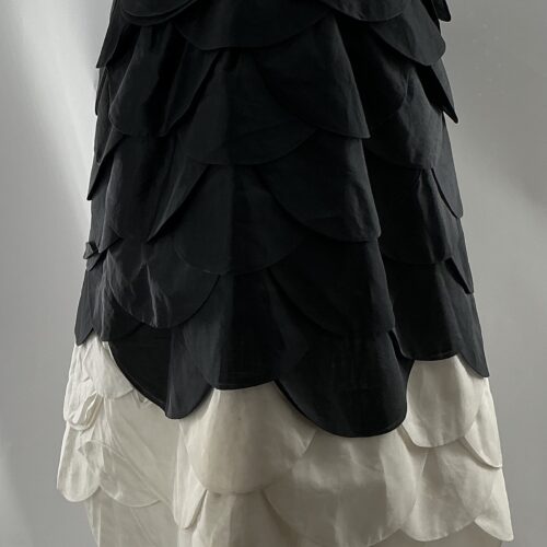 Skirt - Short Layers Cream and Black VALENTINO Skirt