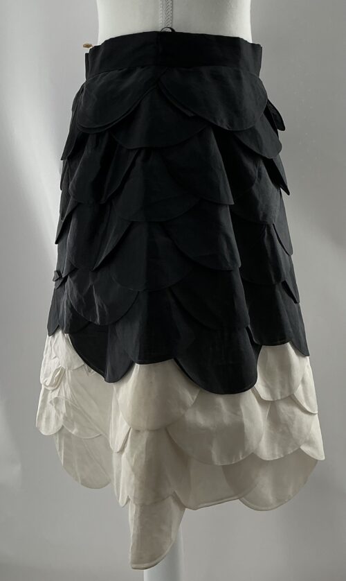 Skirt - Short Layers Cream and Black VALENTINO Skirt