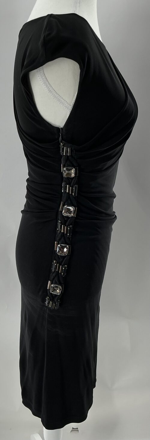 Dress - Black Midi Gian Franco - Image 2
