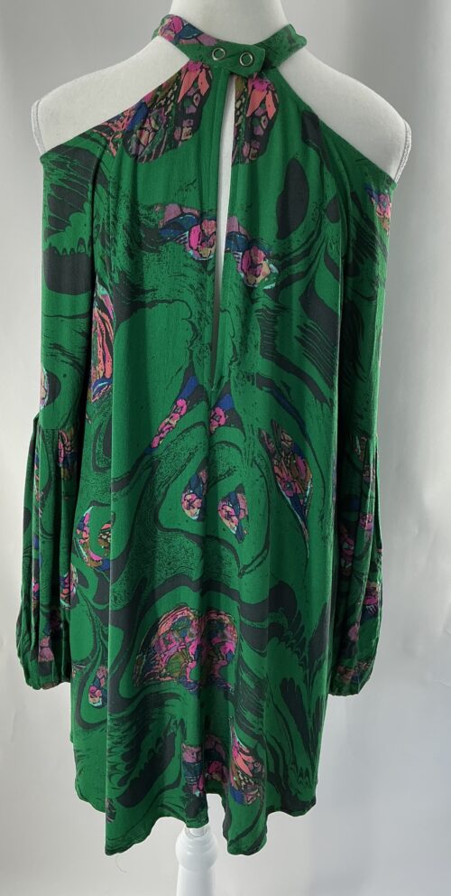 Dress - Cut-Out Shoulder green dress Free People - Image 4