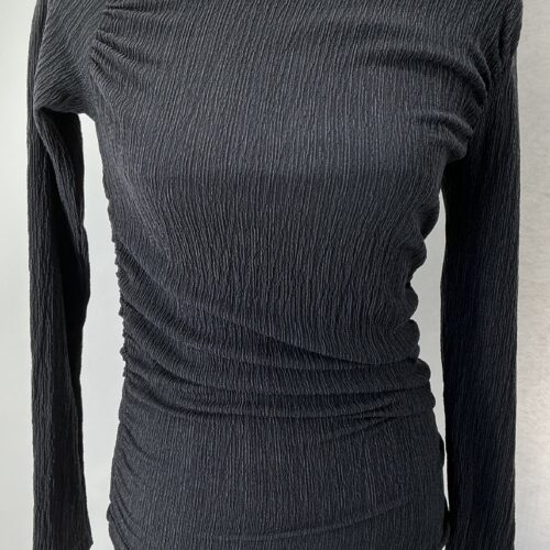 Blouse - Dark Gray Long Sleeve Zara Blouse