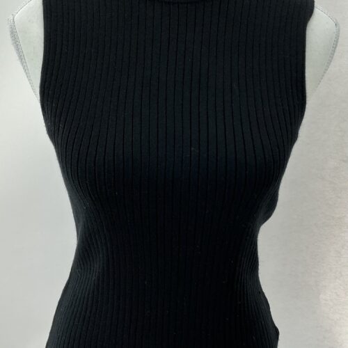Top - Turtleneck Black Top sleeveless
