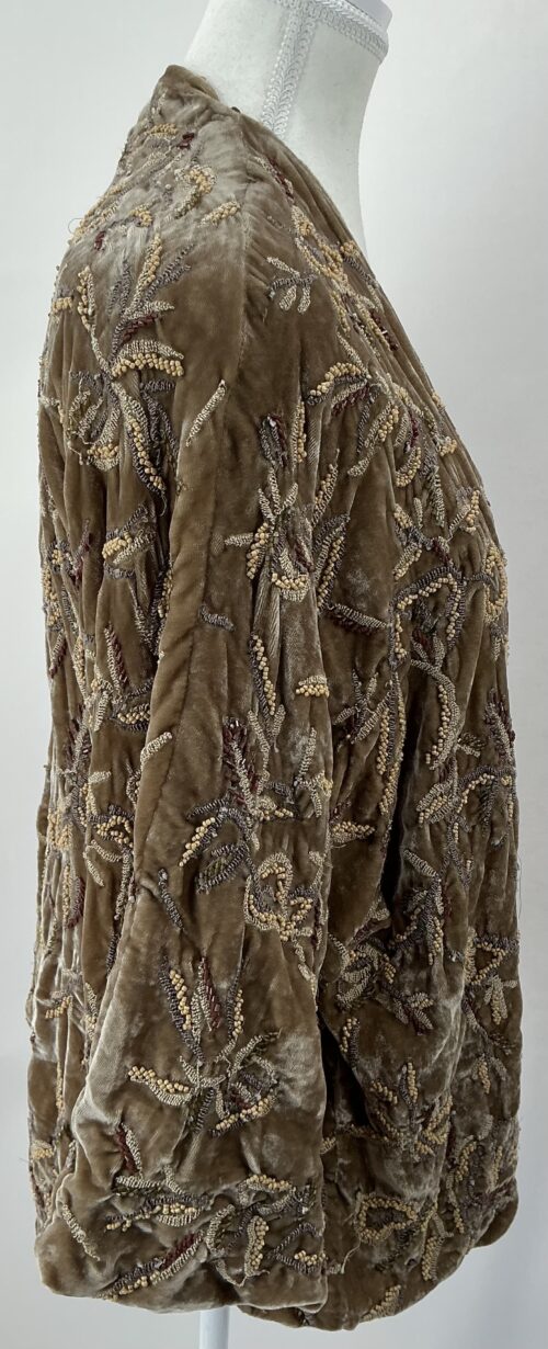 Kimono - Velvet Kimono Caramel ZARA - Image 5