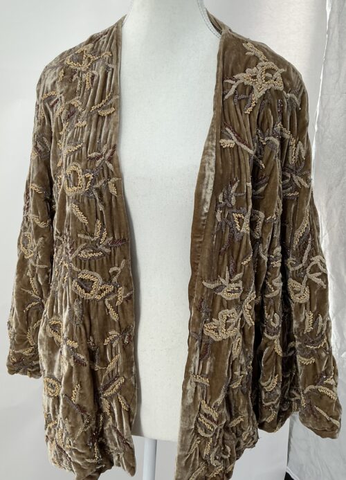 Kimono - Velvet Kimono Caramel ZARA
