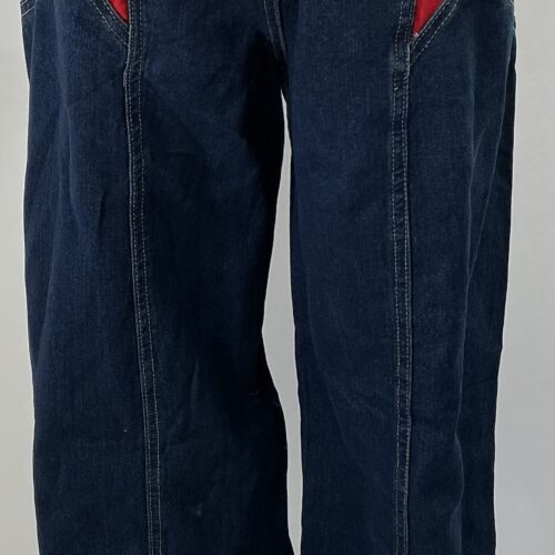 Pants - Dark Blue Denim pants with Star