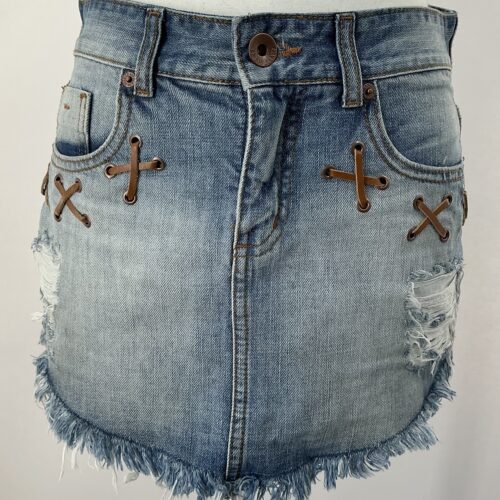 Skirt - Mini Denim Skirt