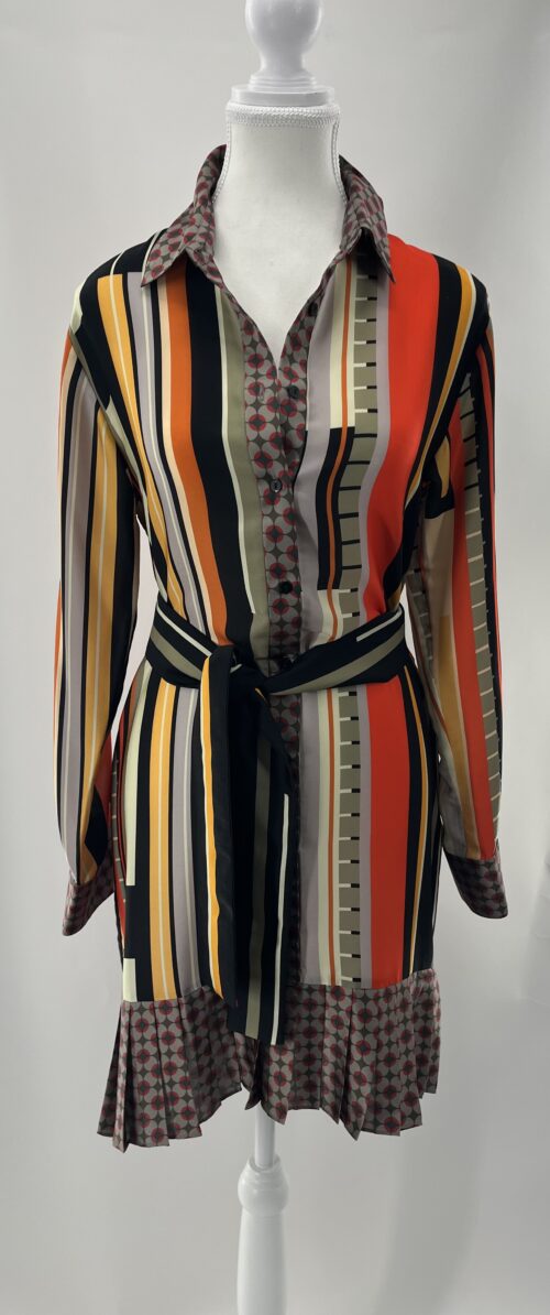 Dress - Short Dress Stripped Multicolor - Image 6