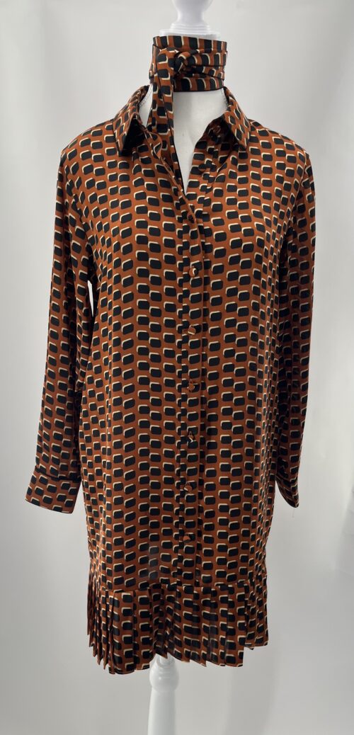 Dress - Short Dress ALEXIS Hem Pleated - Image 7