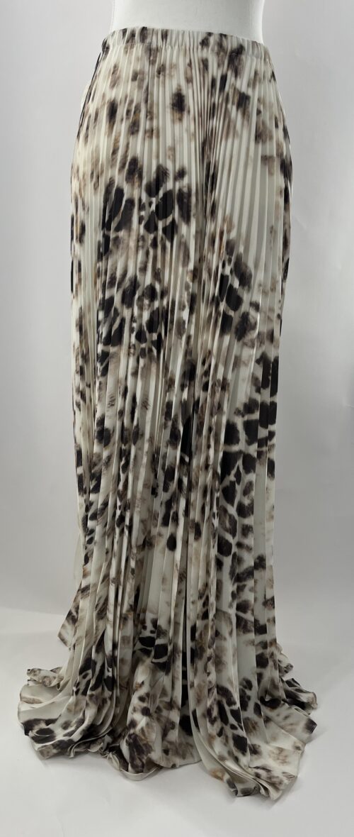 Set - Skirt and Top Animal Print Pleated - Image 5