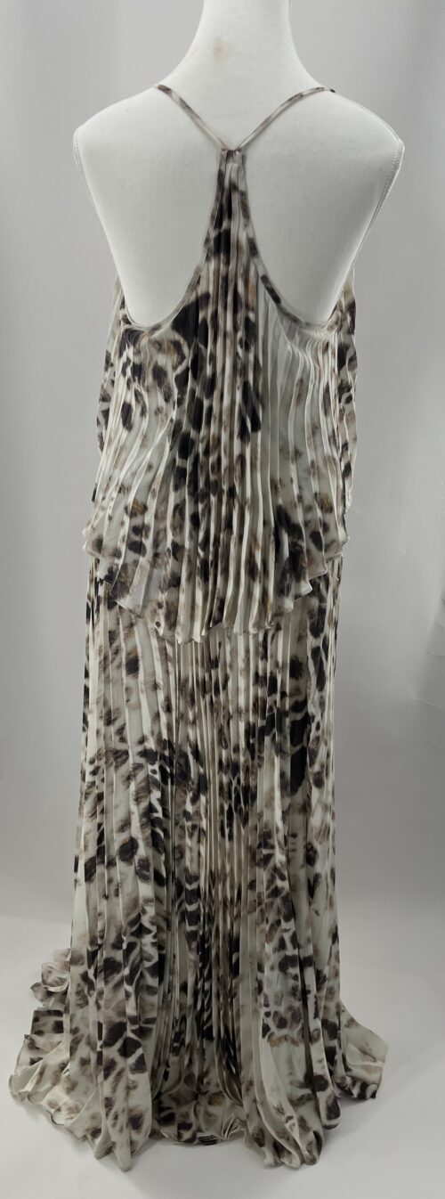Set - Skirt and Top Animal Print Pleated - Image 3