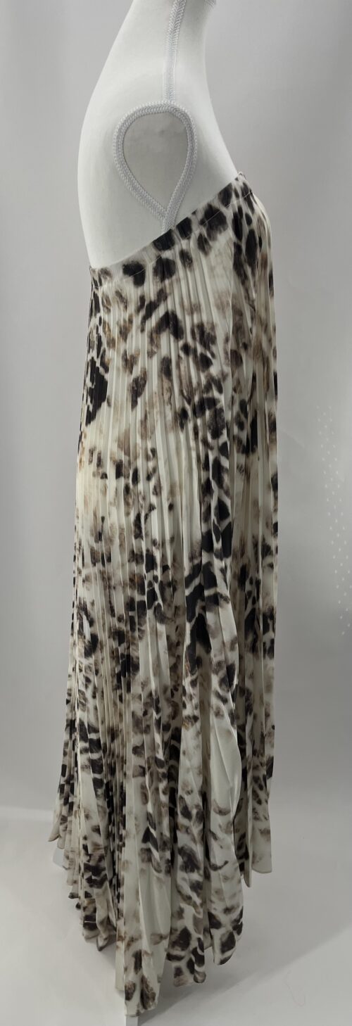 Set - Skirt and Top Animal Print Pleated - Image 7