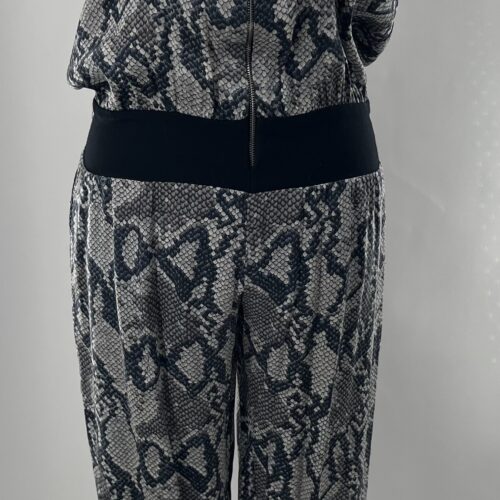 Jumpsuit - Silk Animal Snake Print Jumpsuit